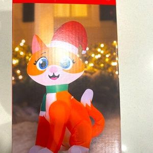 Airblown Inflatables 3.5 Foot Christmas Christmas Kitten